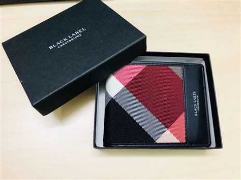 japanese burberry black label|Burberry black label wallet.